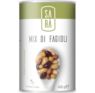 Mix fazolí s cizrnou 400g SARA